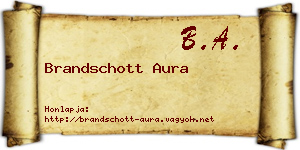 Brandschott Aura névjegykártya